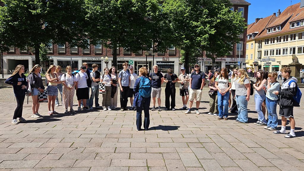 Schwedische Schülergruppe in Osnabrück